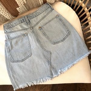 Light Wash Denim Skirt